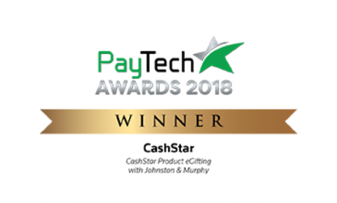 2018 PayTech Awards — CashStar Product eGifting